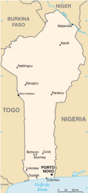 Carte géographique du Ghana